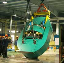 大型液壓機室內吊裝 大型液壓機室內吊裝